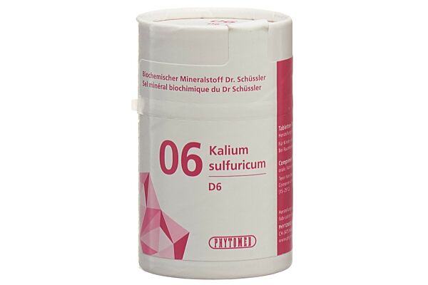 PHYTOMED SCHÜSSLER Nr6 Kalium sulfuricum Tabl D 6 100 g