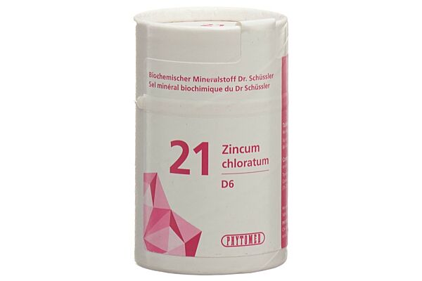 PHYTOMED SCHÜSSLER Nr21 Zincum chloratum Tabl D 6 100 g