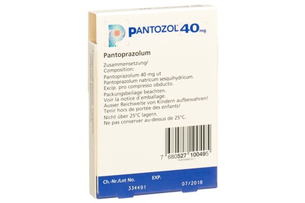 Pantozol cpr pell 40 mg PocketPack 7 pce