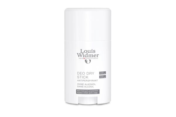 Louis Widmer déodorant Dry sans parfum stick 50 ml