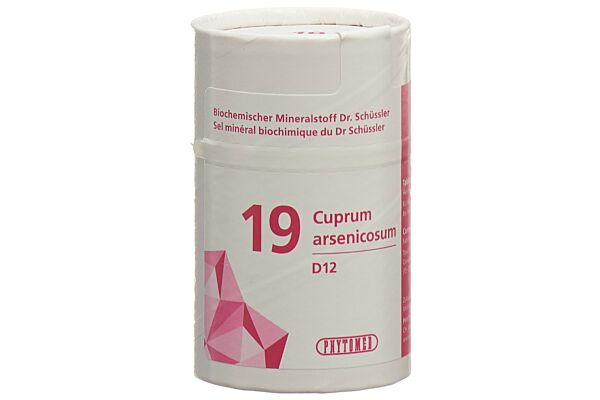 PHYTOMED SCHÜSSLER Nr19 Cuprum arsenicosum Tabl D 12 100 g
