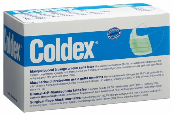 Coldex masque protection dispenser 50 pce