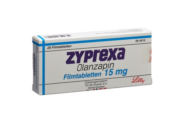 Zyprexa cpr pell 15 mg 28 pce