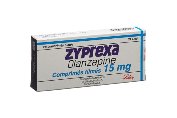 Zyprexa cpr pell 15 mg 28 pce