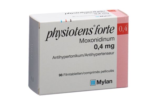 Physiotens forte cpr pell 0.4 mg 98 pce