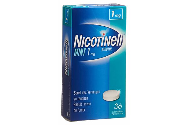 Nicotinell Lutschtabl 1 mg mint 36 Stk