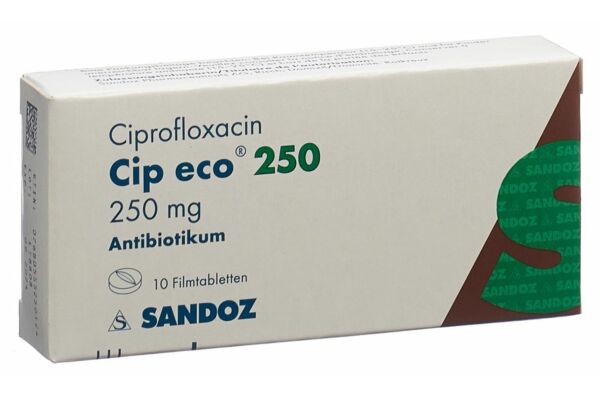 Cip eco Filmtabl 250 mg 10 Stk
