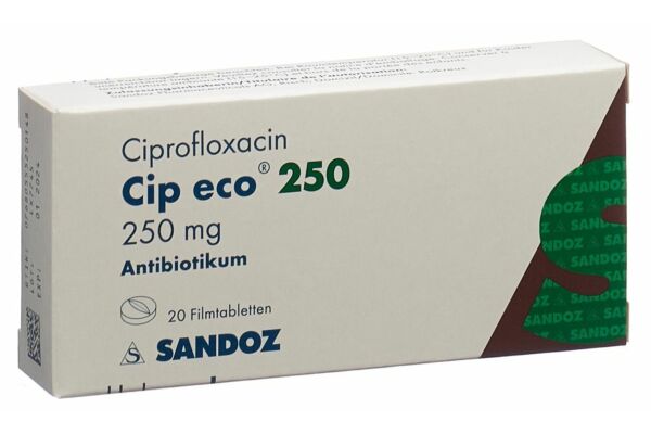 Cip eco Filmtabl 250 mg 20 Stk
