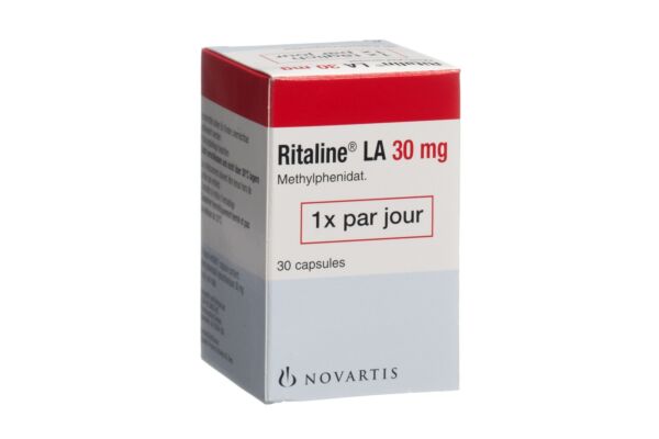Ritaline LA caps 30 mg bte 30 pce