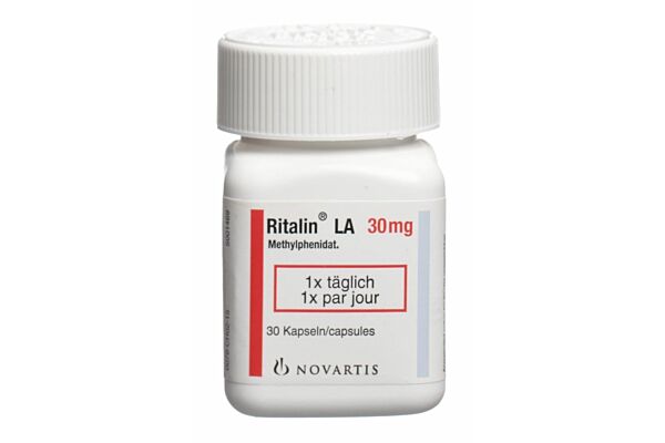 Ritaline LA caps 30 mg bte 100 pce