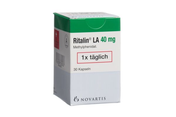 Ritaline LA caps 40 mg bte 30 pce