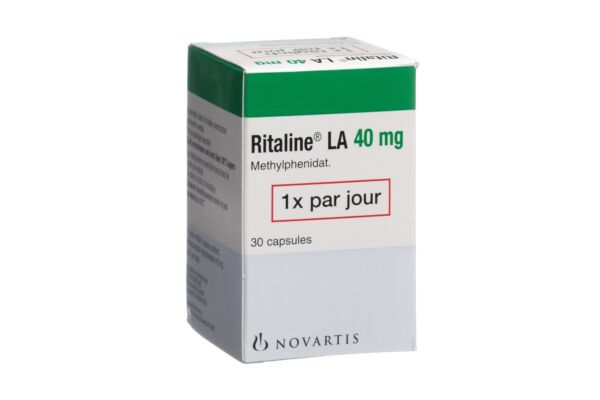 Ritaline LA caps 40 mg bte 30 pce