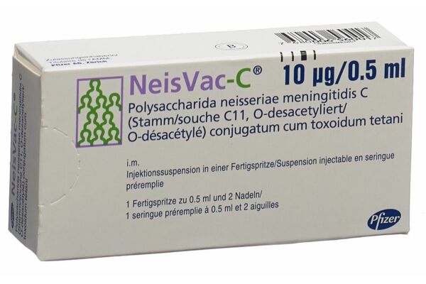 NeisVac-C Inj Susp Fertspr 0.5 ml