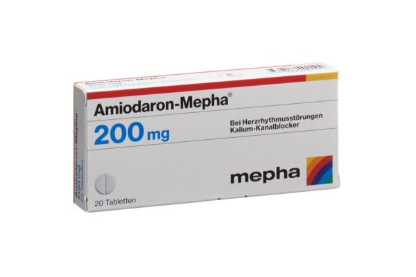 Amiodaron-Mepha Tabl 200 mg 20 Stk