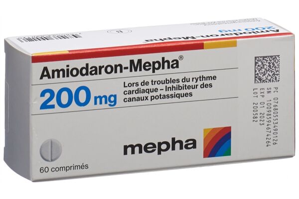 Amiodaron-Mepha cpr 200 mg 60 pce
