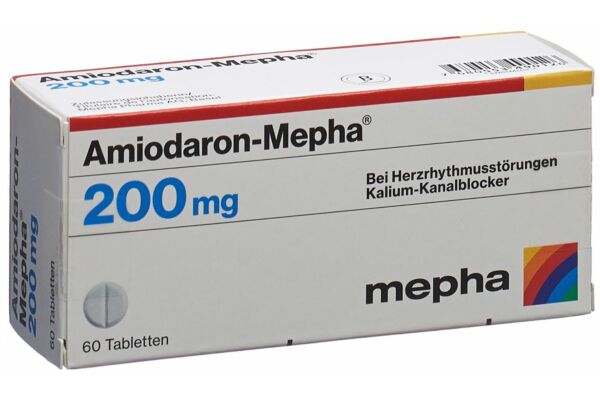 Amiodaron-Mepha Tabl 200 mg 60 Stk