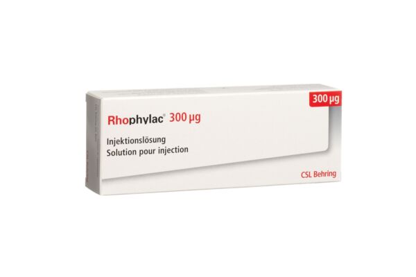 Rhophylac sol inj 300 mcg/2ml ser pré 2 ml