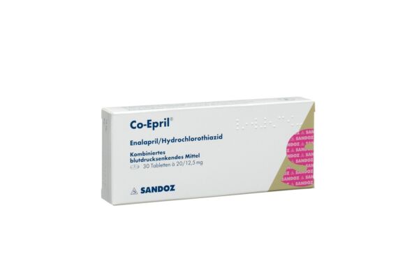 Co-Epril Tabl 20/12.5 mg 30 Stk
