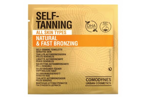 Comodynes self tanning lingettes 8 pce