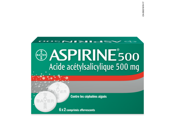 Aspirin Brausetabl 500 mg 6 Btl 2 Stk