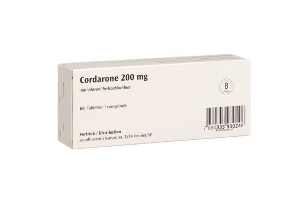Cordarone Tabl 200 mg 60 Stk