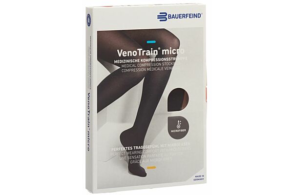 VENOTRAIN MICRO A-D CCL2 XL normale/short pied fermé noir 1 paire