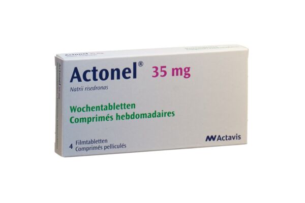 Actonel Wochentabletten Filmtabl 35 mg 4 Stk