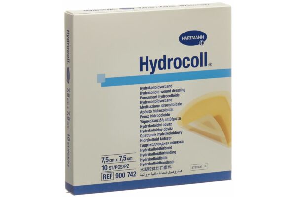 HYDROCOLL pans hydrocolloide 7.5x7.5cm 10 pce