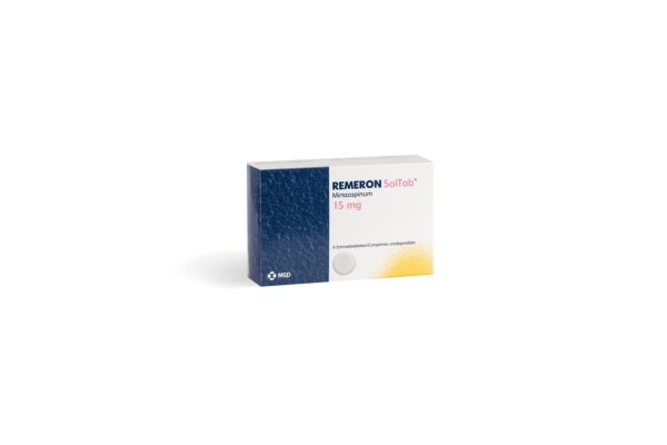 Remeron SolTab cpr orodisp 15 mg 6 pce