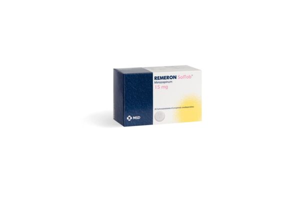 Remeron SolTab cpr orodisp 15 mg 30 pce