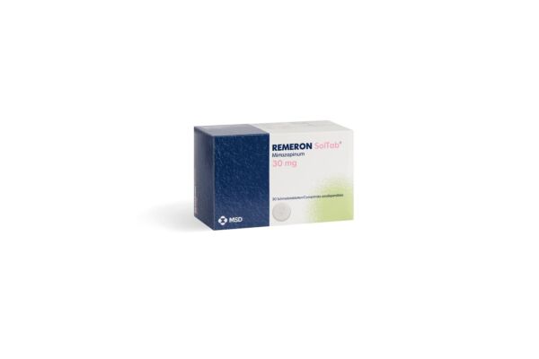 Remeron SolTab cpr orodisp 30 mg 30 pce