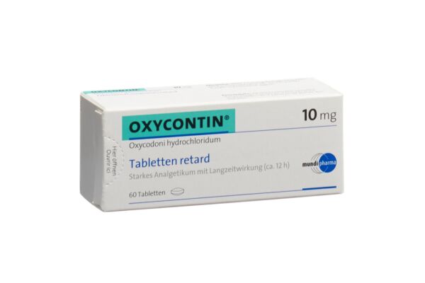 Oxycontin cpr ret 10 mg 60 pce