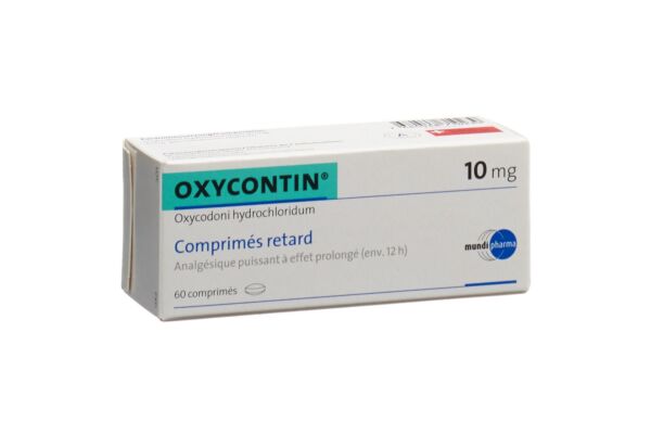 Oxycontin cpr ret 10 mg 60 pce