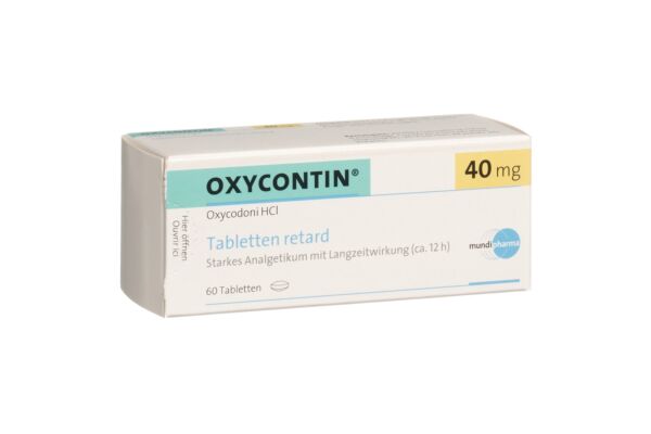 Oxycontin Ret Tabl 40 mg 60 Stk