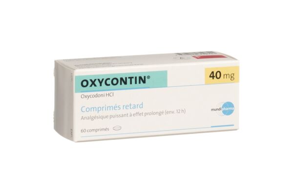 Oxycontin cpr ret 40 mg 60 pce