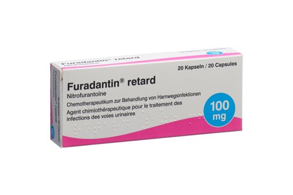 Furadantin retard caps ret 100 mg 20 pce