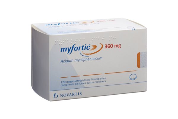 Myfortic cpr pell 360 mg 120 pce