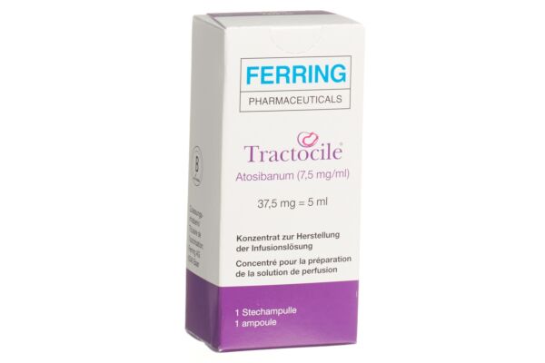 Tractocile Inf Konz 37.5 mg/5ml Durchstf 5 ml