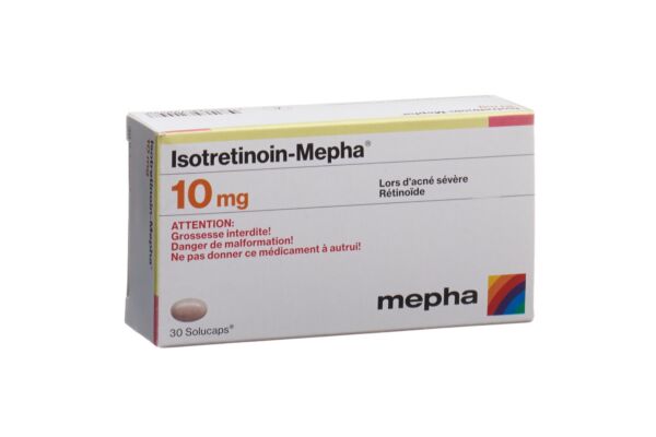 Isotretinoin-Mepha caps moll 10 mg 30 pce