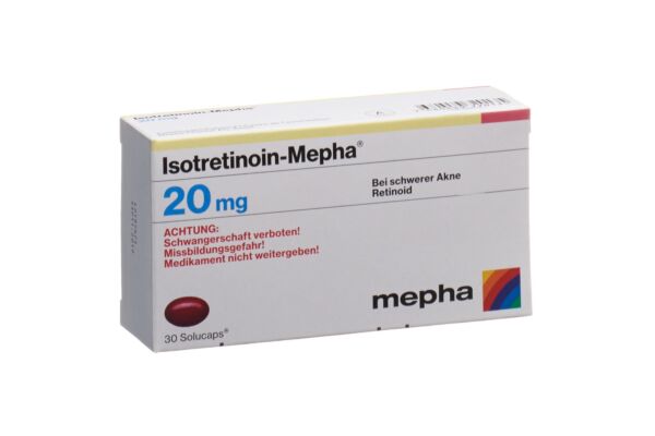 Isotretinoin-Mepha Solucaps 20 mg 30 Stk