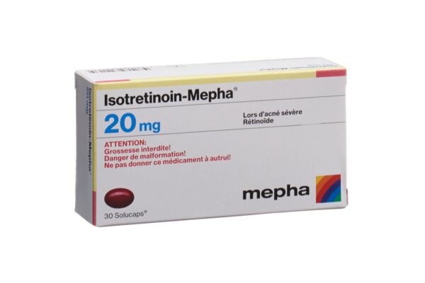 Isotretinoin-Mepha caps moll 20 mg 30 pce