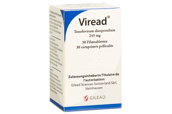 Viread Filmtabl 245 mg Ds 30 Stk