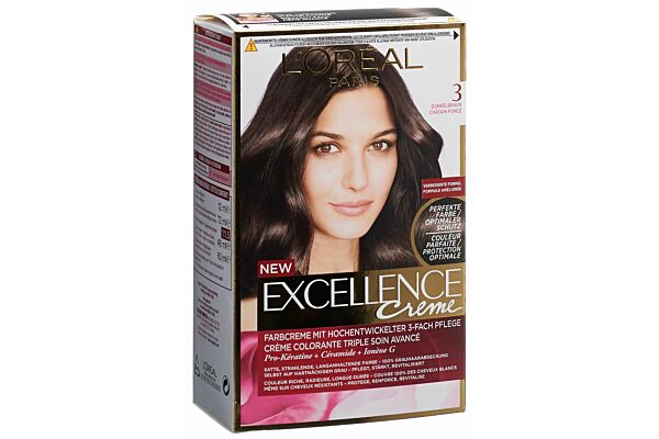 Excellence Creme Triple Protection 3 dunkelbraun