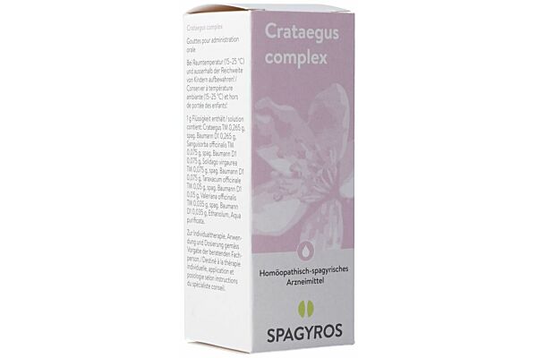 Spagyros crataegus complex teint mère 50 ml