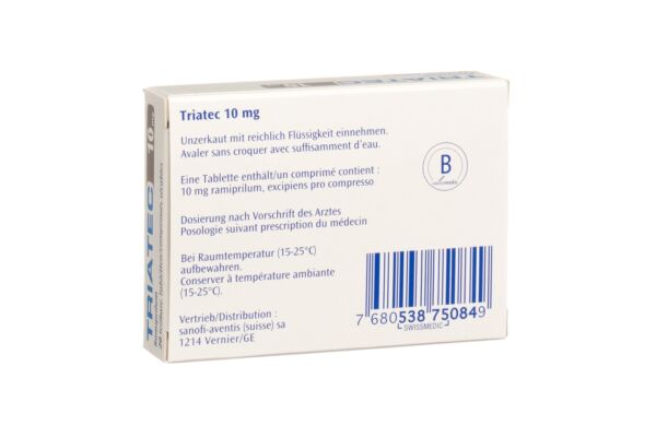 Triatec Tabl 10 mg 20 Stk