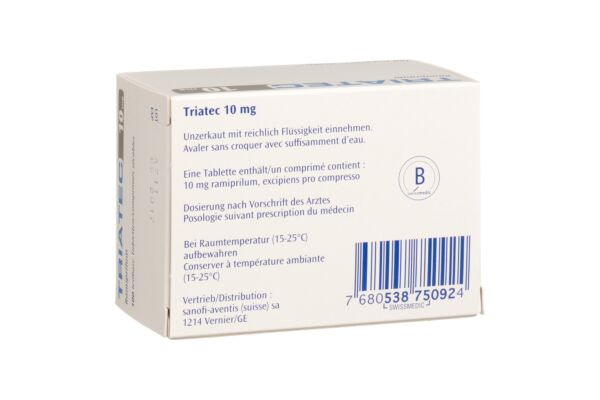 Triatec Tabl 10 mg 100 Stk