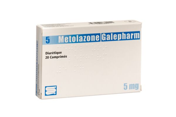 Metolazon Galepharm Tabl 5 mg 20 Stk