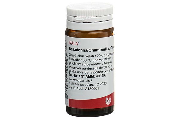 Wala Belladonna/Chamomilla Glob 20 g