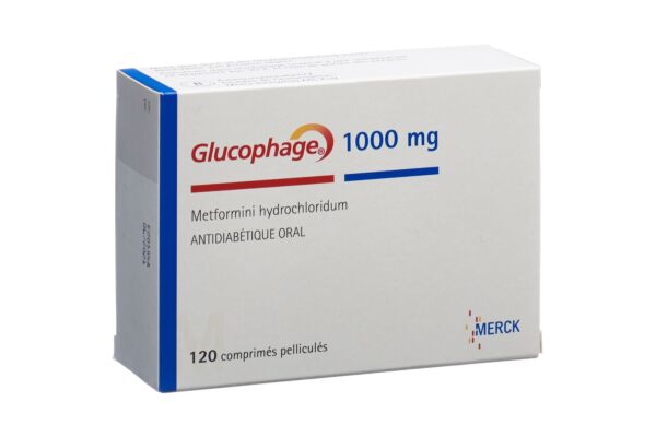 Glucophage cpr pell 1000 mg 120 pce