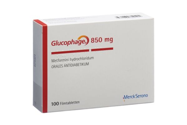 Glucophage cpr pell 850 mg 100 pce